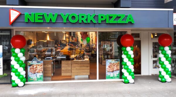 Attractiewinkel Ballonpilaren Large Opening Winkel New York Pizza
