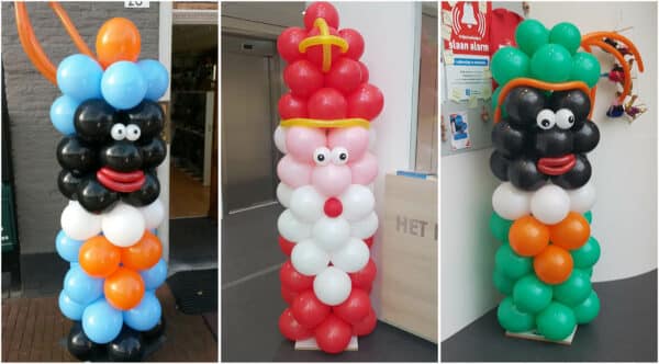 Attractiewinkel Sint en Piet Ballondecoratie