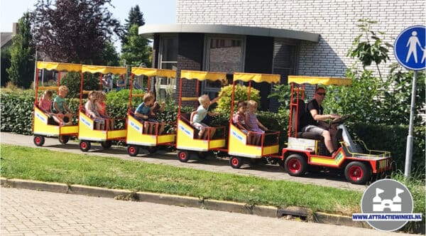 Organiste Schoolfeest opgelet! Wilt u een leuke kinderattractie huren, deze kindertrein zorgt voor uren pret bij uw leerlingen - Attractiewinkel.nl