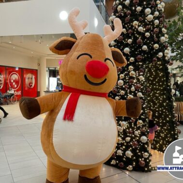 Lopend Rendier Kerst HUren - Attractiewinkel.nl