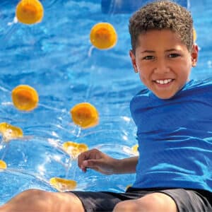 Waterbad met Zorbrollers Huren - Attractiewinkel